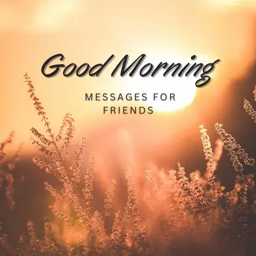 Good Morning Messages for Friends