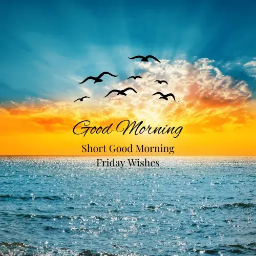 Short Good Morning Friday Wishes