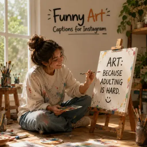 funny-art-captions-for-instagram