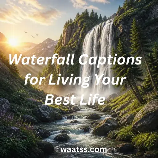 waterfall-captions-for-living-your-best-life