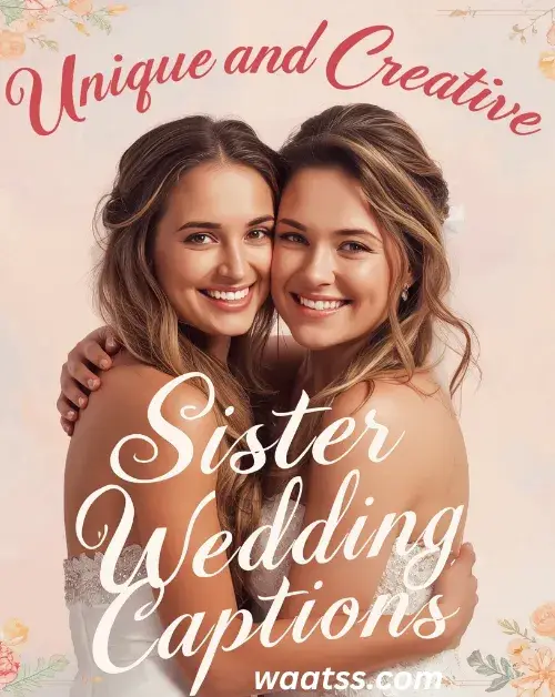 unique-and-creative-sister-wedding-captions